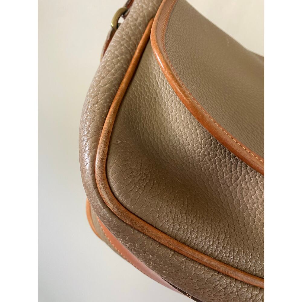 80s Essex all weather leather equestrian Dooney and Bourke crossbody bag - Picture 4 of 13
